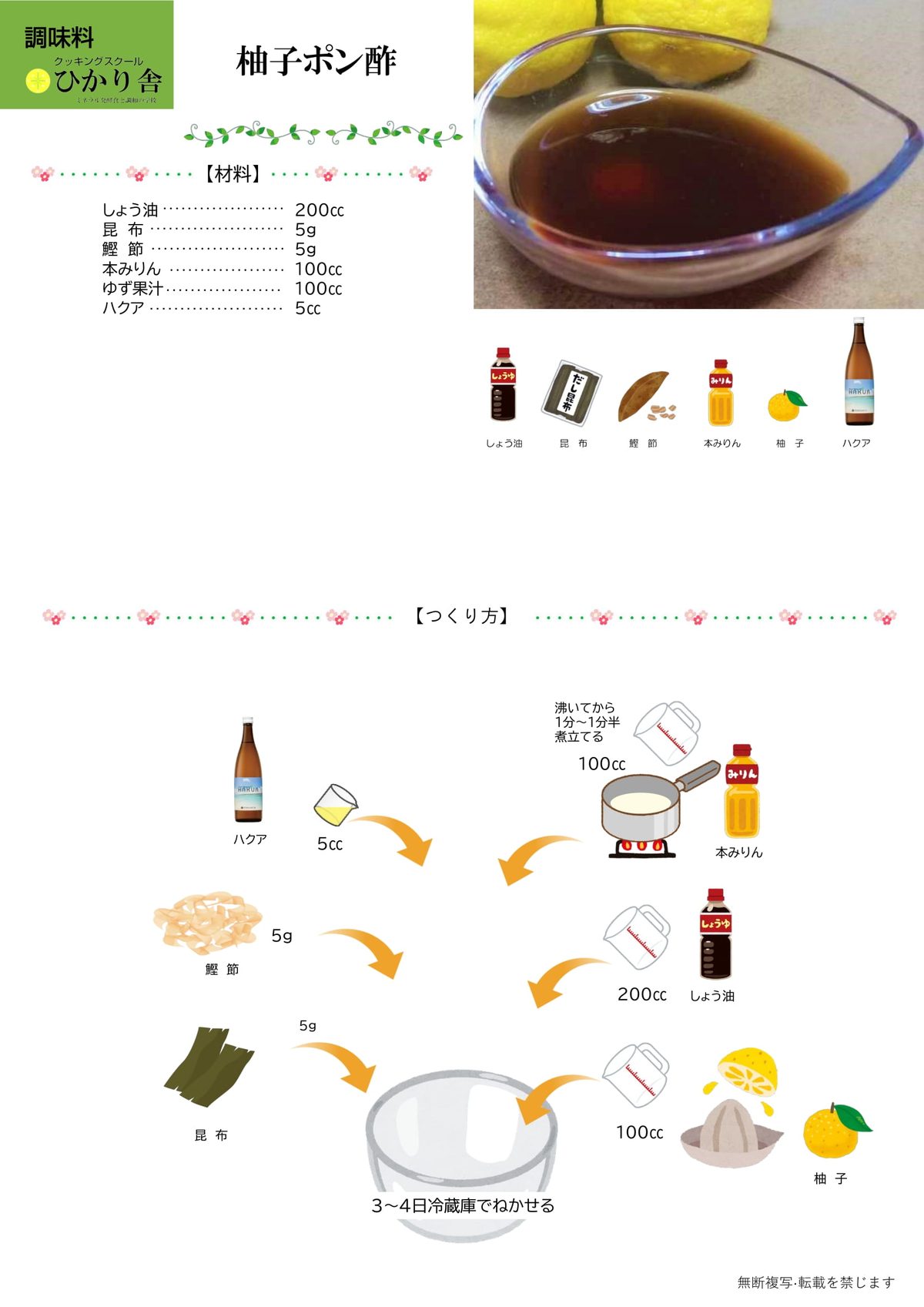 柚子ポン酢